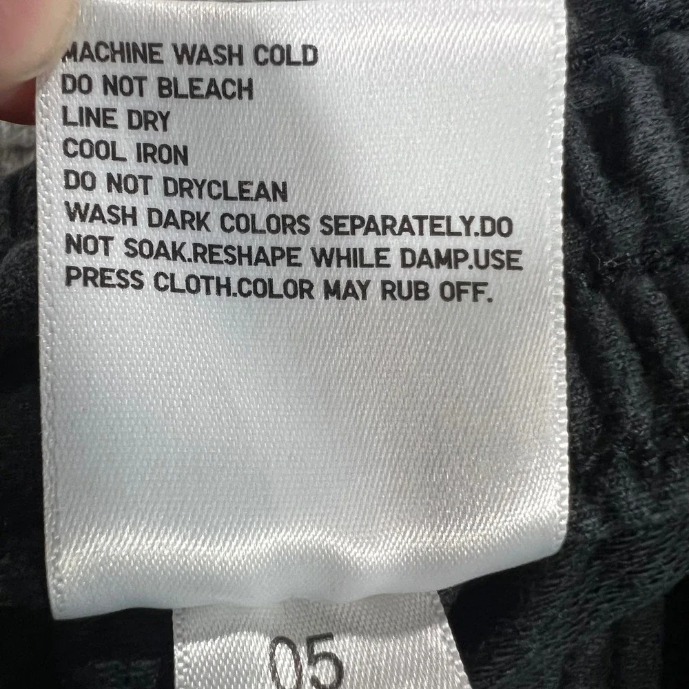 UNIQLO Utility Pants Mens Small Black Cotton Stretch Carpenter Fatigue